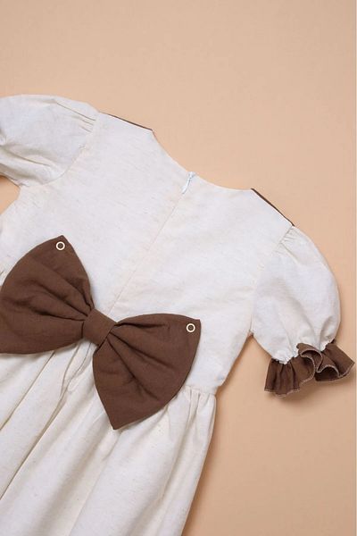 Little Pumpkin Baby Collar Heart Λεπτομερές φόρεμα για κορίτσια, φόρεμα γιορτής