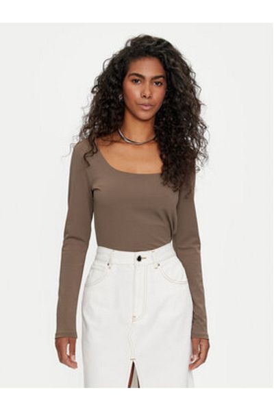 PIECES Women Blouse 17151121 Brown