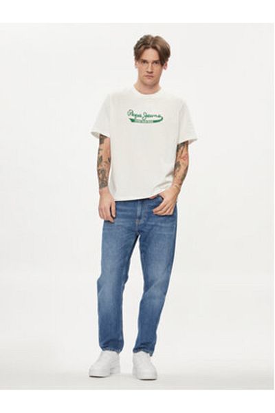 Pepe Jeans Men's T-Shirt PM509390 Ecru