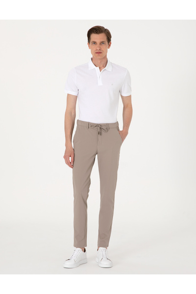 Pierre Cardin Λευκό μπλουζάκι με λαιμόκοψη πόλο 100% βαμβάκι 50306448-VR013