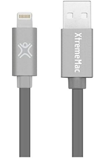 XtremeMac Flat LED LT Cable -1.2m Space Grey