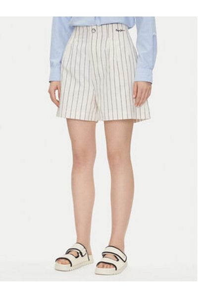 Pepe Jeans Women's Material Shorts PL801163 Beige