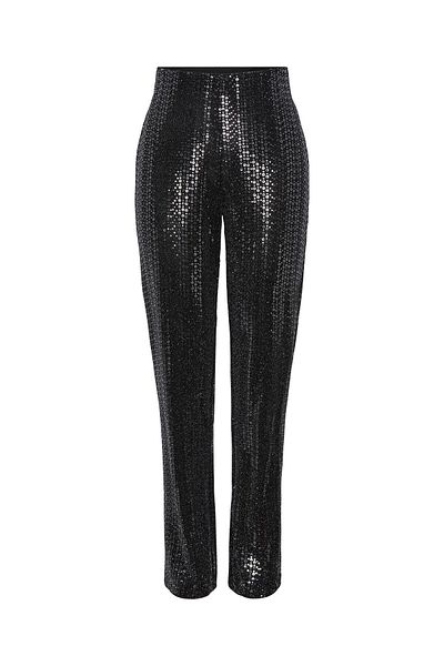 PIECES pieces Women's Fabric Trousers 17143896 Black