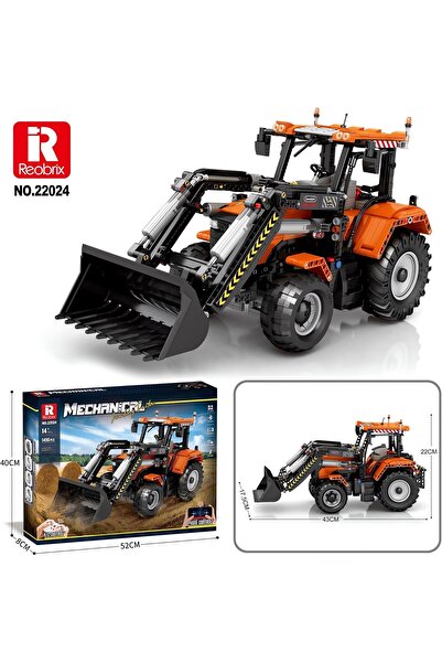 REOBRIX Kepçe Rc Kontrollü, Teknik Blok Yapı Kiti (1496 PARÇA)