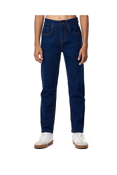 R&B Washed Slim Fit Jeans with Button Closure