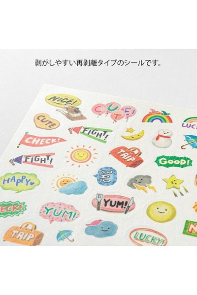 Midori Yurulog Sticker Sticker Emotions