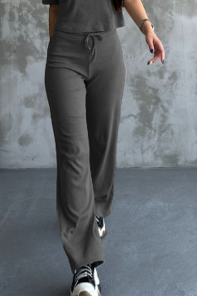 BayBayan Partea de jos din twill cu picioare spaniole elegante pentru femei