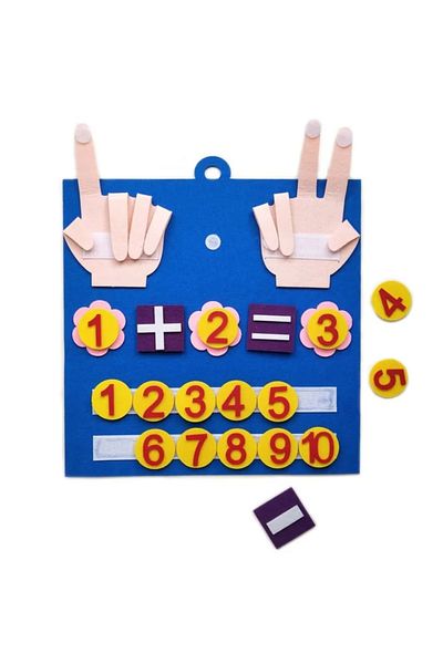 OEM Joc educativ, Invatam Adunarea si Scaderea, din fetru