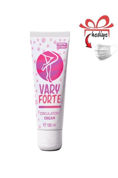 Dolce Vary Forte Bacaklarınızdaki Varislerinize Karşı Rahatlatmaya Bakım Kremi 100 ml x 1 adet+ Maske