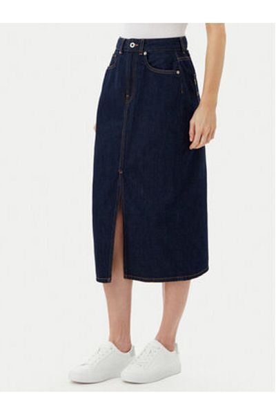 Pepe Jeans Fustă din denim pentru femei PL901186AB2 albastră