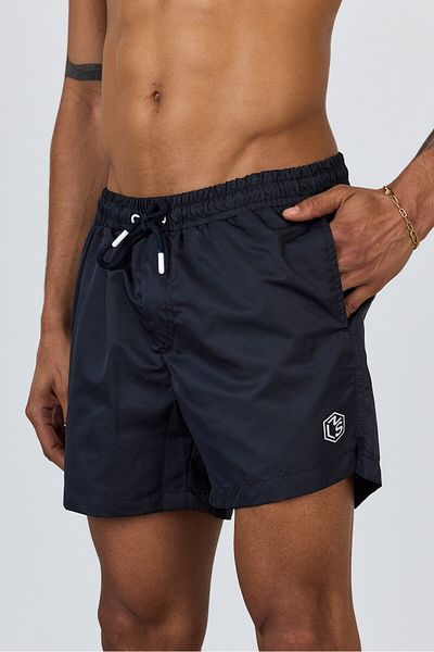 MADZEYMODA Ανδρικό μαγιό Premium με επένδυση Navy Blue Mz95093