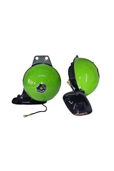 3 Tıkla Yeşil Çat Çat Korna Salyangoz Model 160dB 12V 2 Adet