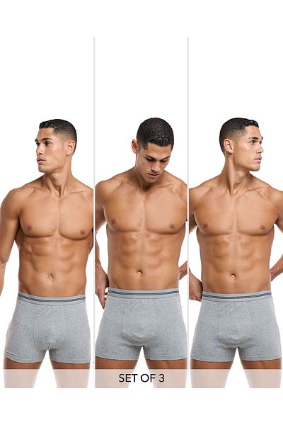 R&B Pack of 3 Long Trunks