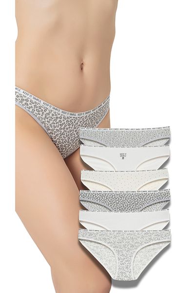 Ramior Women's Set of 6 Cotton Slip Panties