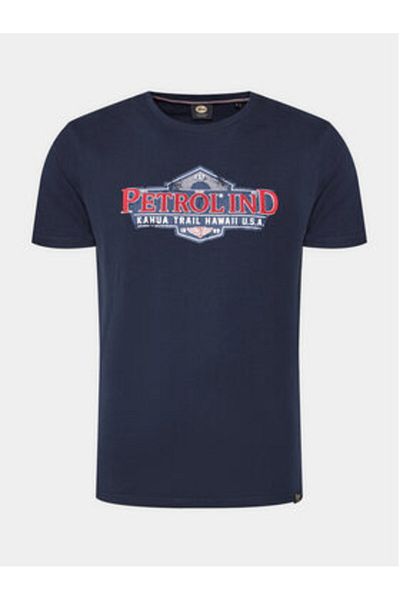 Petrol Industries Tricou bărbați Petrol Industries M-1040-TSR602 Bleumarin