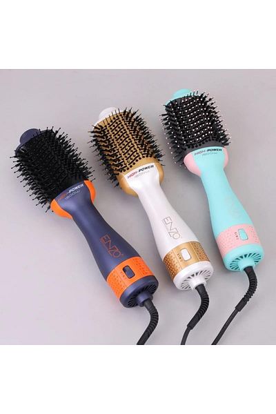 ENZO EN-4134 3-in-1 Electric Styling Comb (Rose Gold) - Intl Version