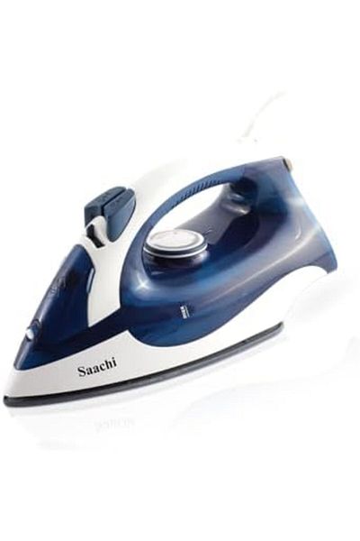 SAACHİ Saachi Steam Iron - Powerful Performance 2200 Watts with Non-Stick Ceramic Soleplate, 250ml Water Ta