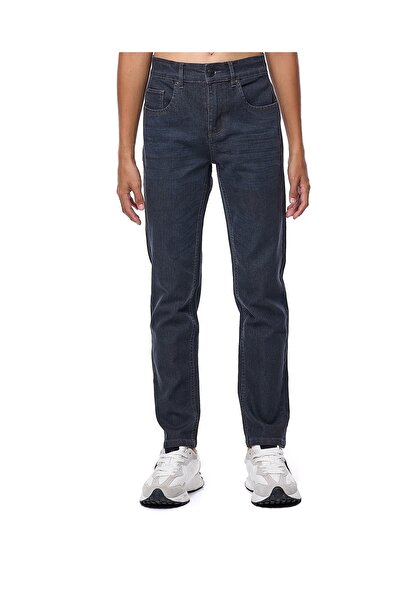 R&B Washed Slim Fit Jeans with Button Closure