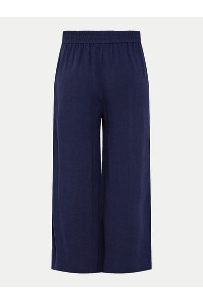 PIECES Women's Culottes 17124361 Navy Blue