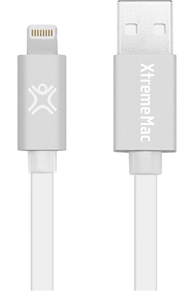 XtremeMac Flat LED LT Cable - 1.2 m Silver