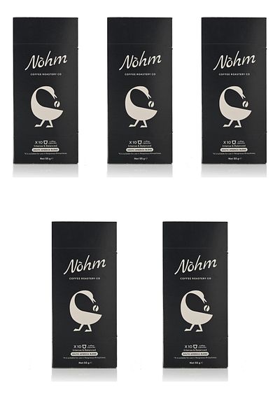 Nohm Coffee Nohm America Blend Capsule Coffee 10Pcs * 5 Pieces