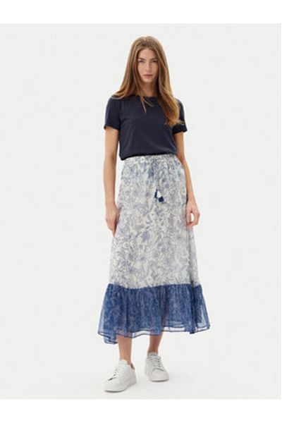 Pepe Jeans Fustă de damă în linie A PL901194 Albastră