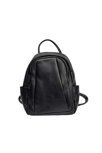 Toro Nero Rucsac negru din piele naturală pentru femei Ariana