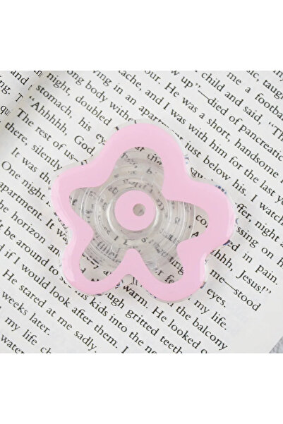 Choice حامل هاتف محمول على شكل زهرة وردية لطيفة من Posocket Tok Flower لهاتف ...