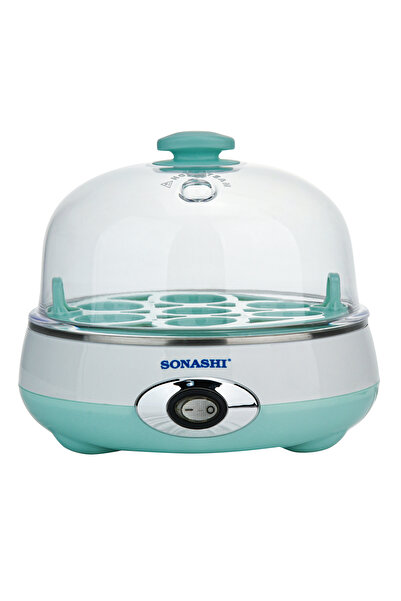 sonashi Electrical Egg Boiler - Cooks 7 Eggs At One Time | Stainless-steel Heating Plate With Unbreakable Co