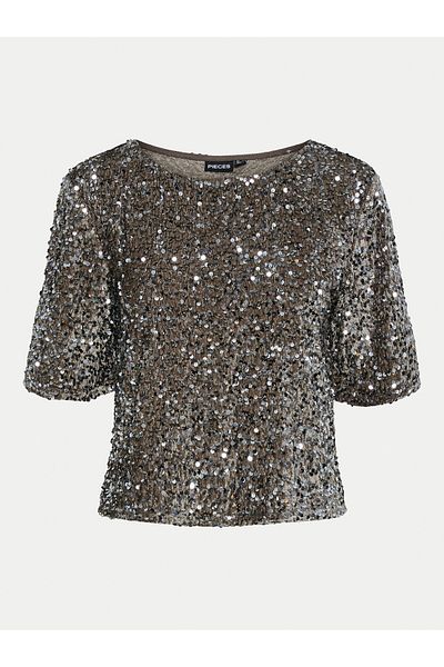 PIECES Bluză de damă 17132951 Auriu