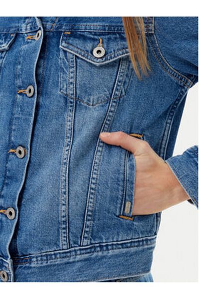 Pepe Jeans Jachetă din denim pentru femei PL402430IA5 albastră