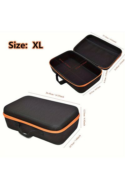 Choice Xl 1pc Shockproof Tool Bag, Waterproof Tool Box, Large Capacity Electric Drill Carry Case Oxford Clo