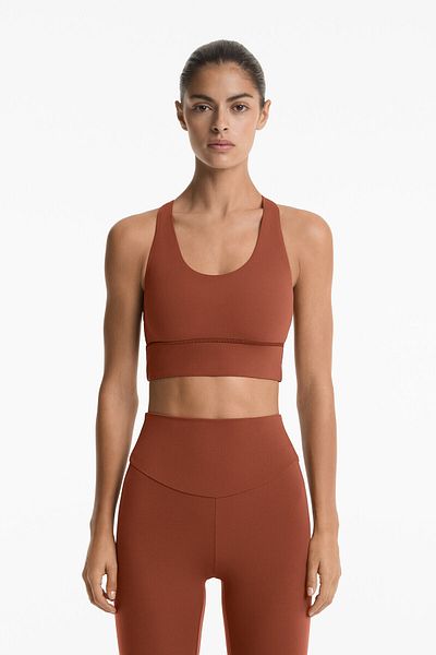 Oysho Medium-support comfortlux sports bra with cups
