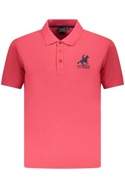 U.S. GRAND POLO EQUIPMENT & APPAREL U.S. Grand POLO Men's polo shirt with embroidered logo, cotton, Regular fit