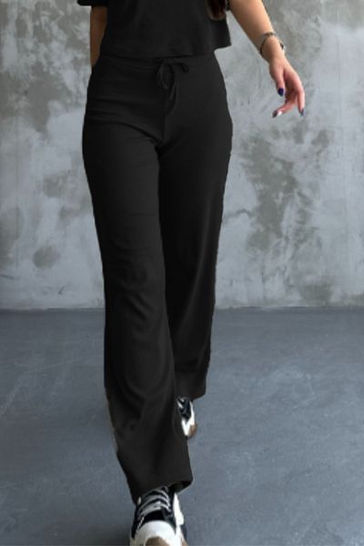 BayBayan Partea de jos din twill cu picioare spaniole elegante pentru femei
