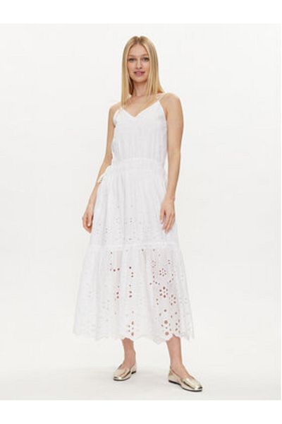 Pepe Jeans Rochie de vară pentru femei PL953480 Alb