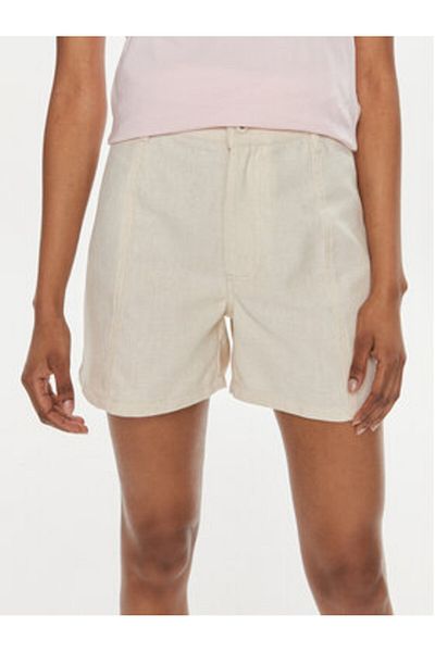 Pepe Jeans Women's Material Shorts PL801093 Ecru