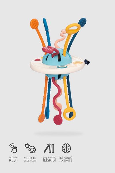 Little Gusto Silicone Educational Toy Ufo