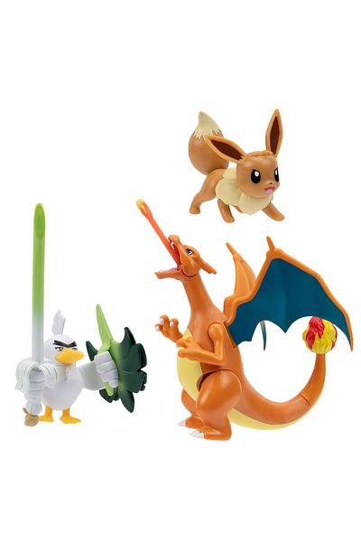 PopŞeker Original Pokemon Battle Action Figure & Figure Set of 3: Start Your Collection with 3 Different Figures!