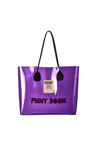 Funny Design 2025 Νέας σεζόν Splendid Beach Bag Neon Purple