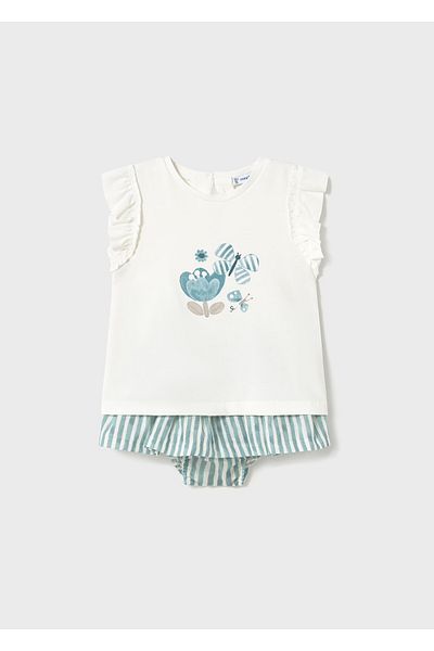 MAYORAL Baby Girl Skirt and T-Shirt Set