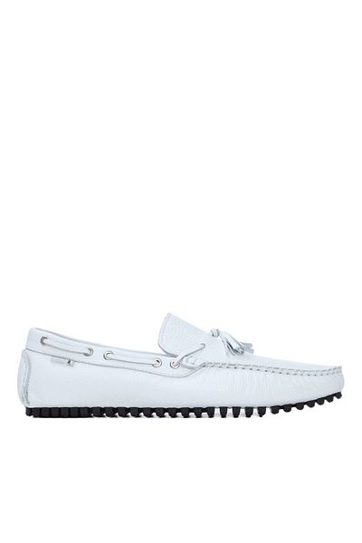Tamer Tanca Men's Leather Driver Shoes 355 12502 Erk Ayk Y21