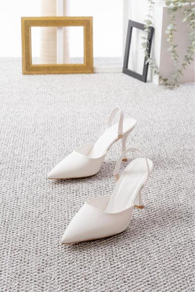 Egepass TAŞ DETAYLI ŞIK VE ZARİF TAOPUKLU ABİYE KADIN AYAKKABI