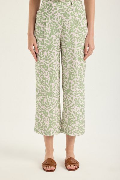 Masha Kate Patterned Culotte Trousers
