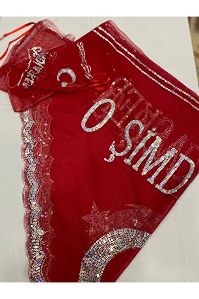 Azpoy işlemeli o şimdi asker omuz şalı