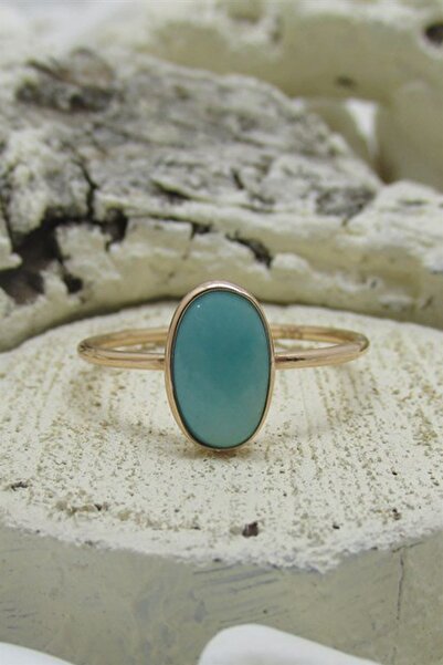 Cem Aykan Kuyumculuk FİRUZE TAŞLI YÜZÜK 2 - AK0651