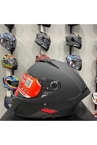MT Helmets Thunder 4 SV Mat Siyah Full Face Motosiklet Kaskı