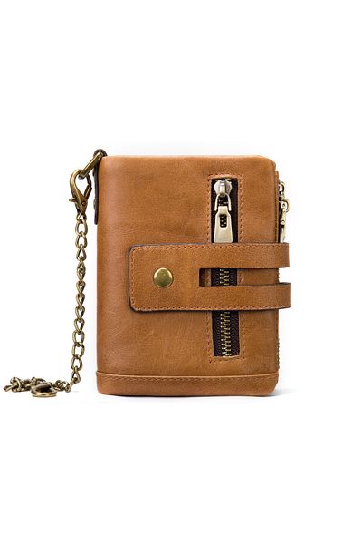 Busy Lady&Gentleman Oscar men's wallet, genuine leather, RFID blocking, multiple compartments, memory card slots