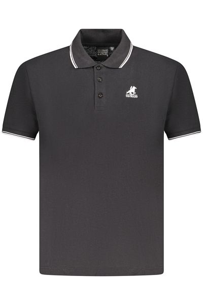 U.S. GRAND POLO EQUIPMENT & APPAREL U.S. Grand POLO Men's polo shirt with embroidered logo, contrasting details, Regular fit