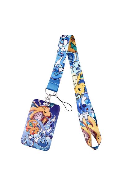 Miniso 10 Elf Anime Lanyard For Keychain ID Card Cover Passport Student Cellphone USB Badge Holder Key Ring